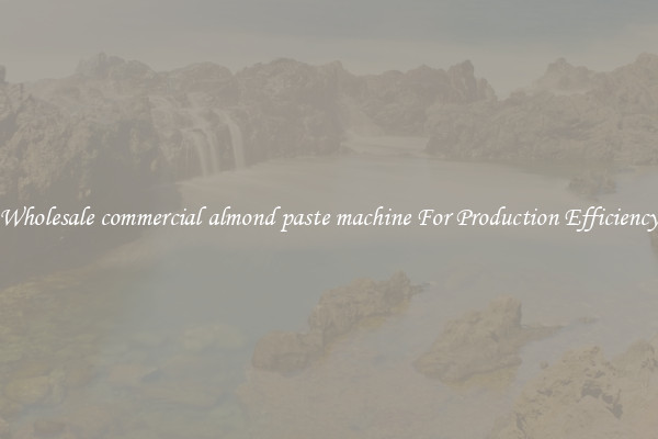 Wholesale commercial almond paste machine For Production Efficiency