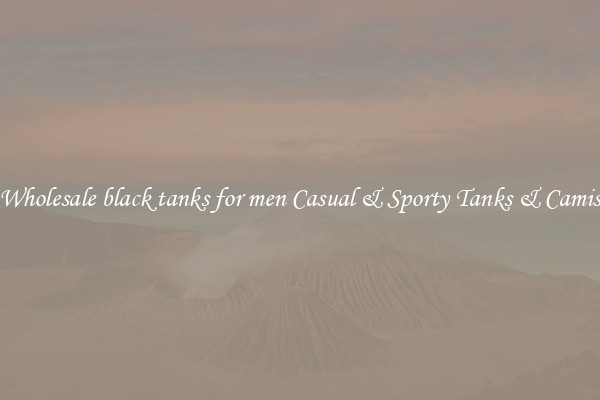 Wholesale black tanks for men Casual & Sporty Tanks & Camis