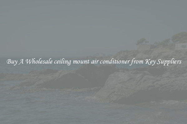 Buy A Wholesale ceiling mount air conditioner from Key Suppliers