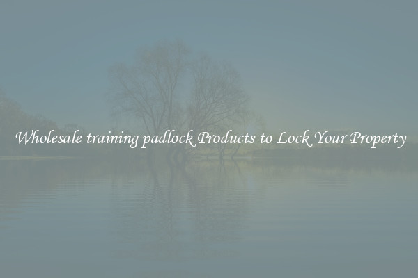 Wholesale training padlock Products to Lock Your Property