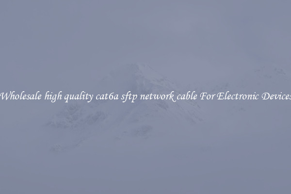 Wholesale high quality cat6a sftp network cable For Electronic Devices