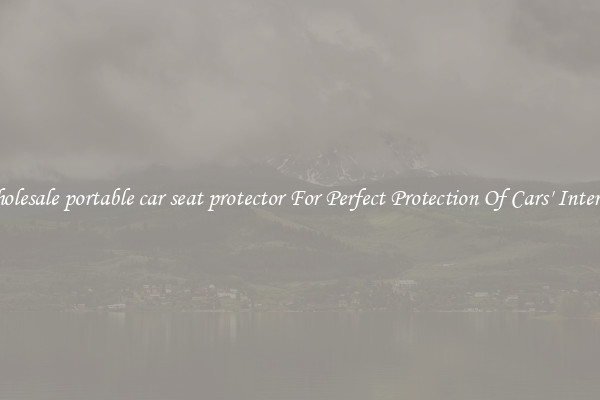 Wholesale portable car seat protector For Perfect Protection Of Cars' Interior 